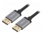 Cable | DisplayPort plug,both sides | DisplayPort 1.2 | 2m | black
