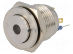Switch: vandal resistant | Pos: 2 | SPST-NO | 2A/36VDC | IP65 | OFF-(ON)