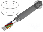 Wire | Alpha Essential C&C | 12x2x24AWG | PVC | dark grey | 300V | 30.5m