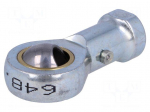 Ball joint | 10mm | M10 | 1.5 | left hand thread,inside | steel