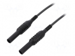 Test lead | 1kVDC | 10A | banana plug 4mm,both sides | Len: 1.5m