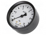 Manometer | 0&divide;6bar | Class: 2.5 | 40mm | Temp: -20&divide;60&deg;C | plastic | 111.12