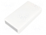 Enclosure: with panel | X: 80mm | Y: 150mm | Z: 30mm | ABS | light grey