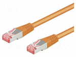 Patch cord | S/FTP | Cat: 6a | RJ45 plug,both sides | stranded | Cu | 2m