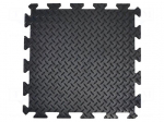 Anti fatigue mat | Width: 0.5m | L: 0.5m | foam,PVC | black | Thk: 14mm