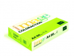 Krāsains papīrs Image Coloraction Rio, A4, 80g/m2, 500 loksnes, neona zaļ&scaron; (Neon Green)