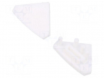 Cap for LED profiles | white | 10pcs.