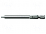 Screwdriver bit | Torx&reg; | TX06 | 1/4" | Overall len: 70mm