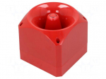 Signaller: sound | siren | 10&divide;60VDC | 110dB | Nexus 110 | IP66 | red | ABS