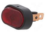 ROCKER | SPST | Pos: 2 | ON-OFF | 30A/12VDC | red | LED | RD | Rcont max: 50m&Omega;