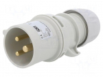 Connector: AC supply | plug | male | 16A | 50VAC | IEC 60309 | IP44 | PIN: 3