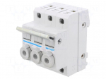 Fuse disconnector | 10x38mm | for DIN rail mounting | 20A | 400V