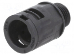 Straight terminal connector | Thread: metric,outside | IP68,IP69