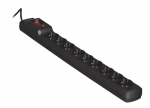 Activejet ACJ COMBO 9GN 3M black power strip with cord
