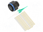 Connector: military | plug | female | PIN: 37 | straight | crimped | 5A