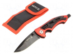 Knife | universal | Tool length: 210mm | Blade length: 80mm | folding