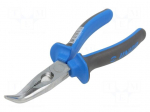 Pliers | cutting,curved,half-rounded nose | 170mm | 512/1BI