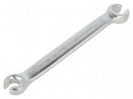 Wrench: ring half-open | for brake lines,double-sided | 8mm,10mm