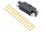 Connector: wire-wire/PCB | plug | female | PIN: 14 | Datamate J-Tek | 3A
