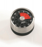 GEFU OPTICO Mechanical kitchen timer Black, Stainless steel