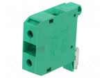 Splice terminal: rail | 101A | 690V | screw terminal | green | 4&divide;25mm2