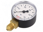 Manometer | 0&divide;1bar | bottom connection | Thread: G 1/4" | 50mm