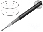 Wire: coaxial | RG214/U | stranded | Cu | PVC | black | 10.8mm | CPR: Eca