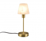 Trio Luis II table lamp E14 brushed brass gaismeklis 595700108 4017807551297