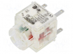 Contact block | IP00 | Contacts: NC + NO | AC load @R: 1.5A/250VAC