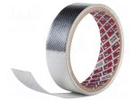 Tape: shielding | W: 25mm | L: 25m | Thk: 0.17mm | acrylic,conductive