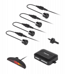 Auto- ja mootorrattatooted, elektroonika, navigatsioon, CB raadio // Parkimisandurite s&uuml;steemid | Keskluku s&uuml;steem | Autoalarmid // Samochodowe czujniki parkowania z wyświetlaczem (tył) Peiying &ndash; czarne