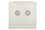 Extralink Rackmount cabinet 9U 600x600 AZH Gray wall mounted, swing type