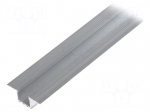 Profiles for LED modules | natural | L: 1m | KOZEL | aluminium | raw