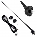 Auto- ja mootorrattatooted, elektroonika, navigatsioon, CB raadio // Car Radio and TV antennas and accessories // Antena samochodowa 40 cm ant06 amio-01297
