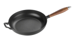 Cast iron frying pan with wooden handle Staub - 28 cm