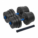 Spordiks ja aktiivseks puhkuseks // Spordikaubad ja varustus // Hantle bitumiczne regulowane z łącznikiem 2x15kg REBEL ACTIVE