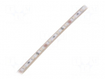 LED tape | RGB | 2835 | LED/m: 60 | 4mm | white PCB | IP65 | 120&deg; | 7.2W/m
