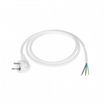 Elektrimaterjalid // Elektrimaterjalide v&auml;ljam&uuml;&uuml;k | Madalate hindade kampaaniad // Przew&oacute;d zasilający 3x1,5mm biały 3m z wtyczką kątową