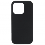 Back panel cover Evelatus Apple iPhone 14 Pro 6.1 Premium Soft Touch Silicone Case Black