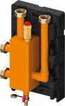 Hydraulic separator Dn25 (2m&sup3;/h) with insulation