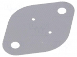 Heat transfer pad: silicone | TO3 | Thk: 0.18mm | 900mW/mK | -60&divide;200&deg;C