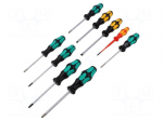 Screwdriver: universal-set | Phillips,slot,Torx&reg; | 9pcs.