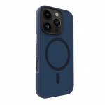 Back panel cover Evelatus Apple iPhone 16 Pro Hybird Case With Magsafe PC+TPU Dark Blue