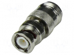 Adapter | BNC plug,N socket | 50&Omega; | 4GHz