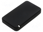 Silicone protector | 119.1x67.1x16mm | Colour: black