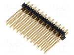 Connector: pin strips | pin header | male | PIN: 24 | THT | straight