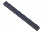 Connector: pin strips | socket | male | PIN: 80 | vertical | SMT | 1.27mm