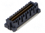 Connector: PCB to PCB | socket | male | PIN: 52 | QMS | vertical | SMT