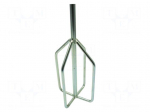 Mixer | 140mm | for plastering mortar | Socket size: M14