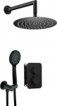 Concealed shower set with thermostatic BOX